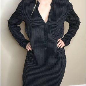 H&M ⭐️ Long Dress Shirt With Stripes